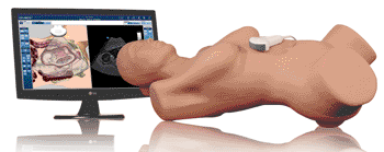 Image: The VIMEDIX simulator for women’s health (Photo courtesy of CAE Healthcare).